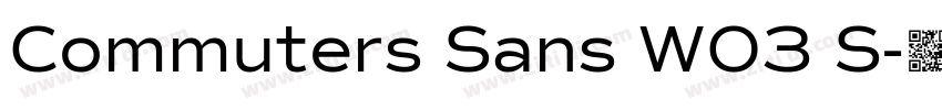 Commuters Sans W03 S字体转换